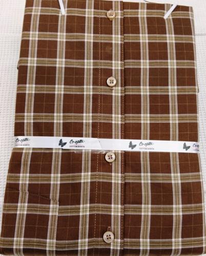 PL COTTON READYMADE TWILL DESIGN SHIRTS 42 HS